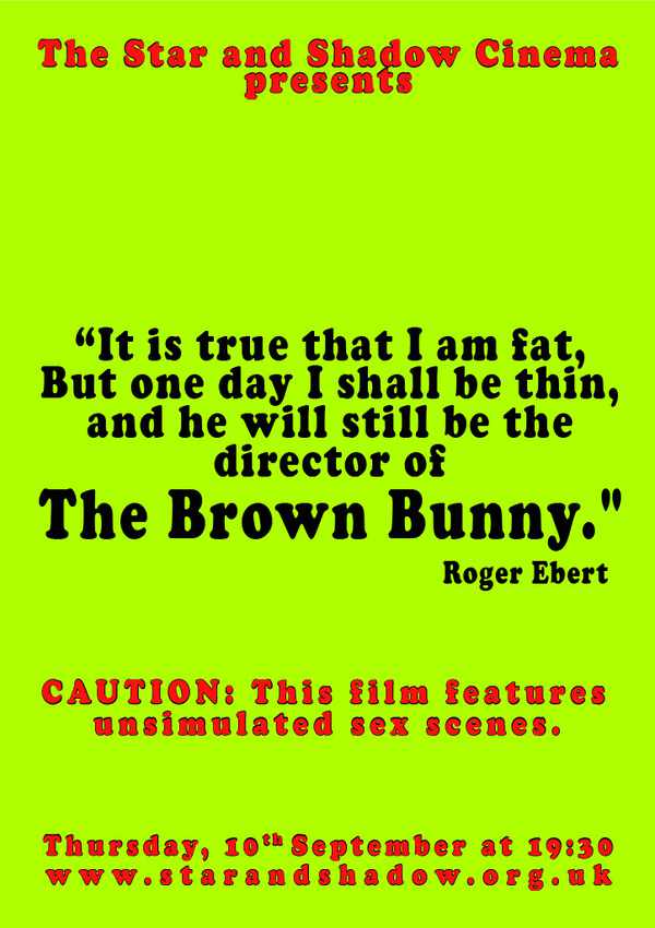 Picture for event The Brown Bunny