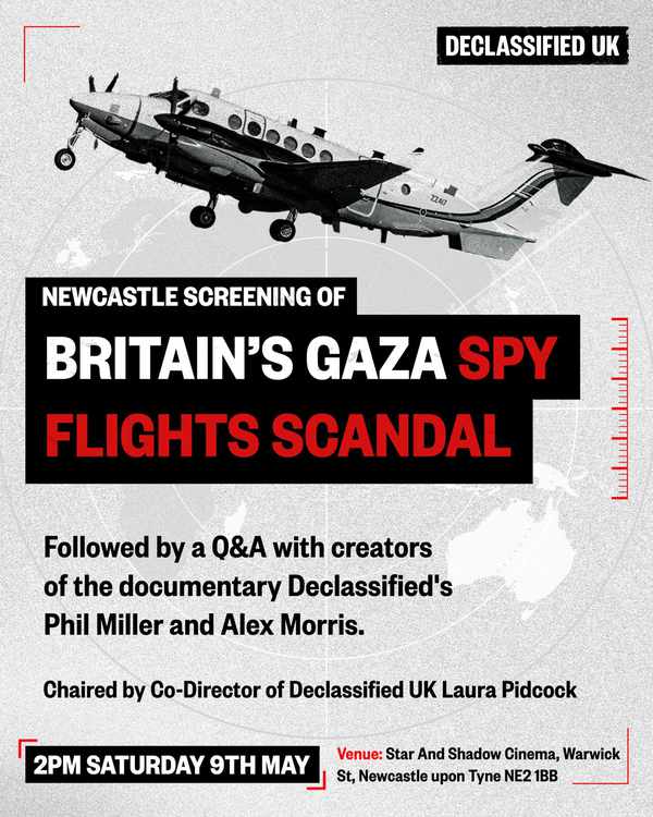 Picture for event Britan's Gaza Sky Flight Scandal.  (To be finalised)
