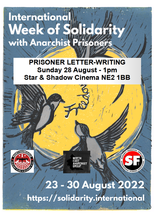 Picture for event Prisoner Solidarity Letter-Writing