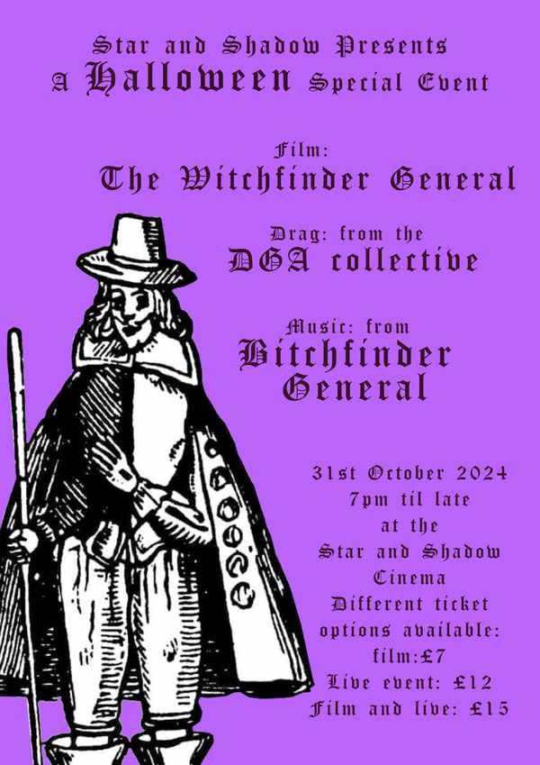 Picture for event Halloween - The Witchfinder General Film followed by DGA and Bitchfinder General