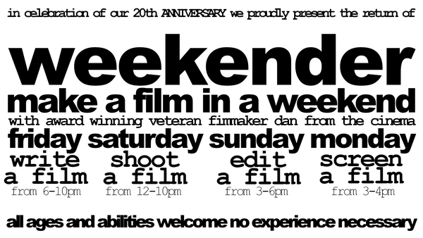 Picture for event screen a short experimental film!